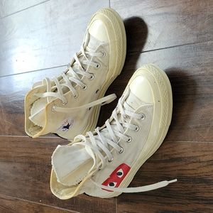 Commes De Garcon x Converse Chuck Taylor AllStar High Sneakers size Men 6 Women8